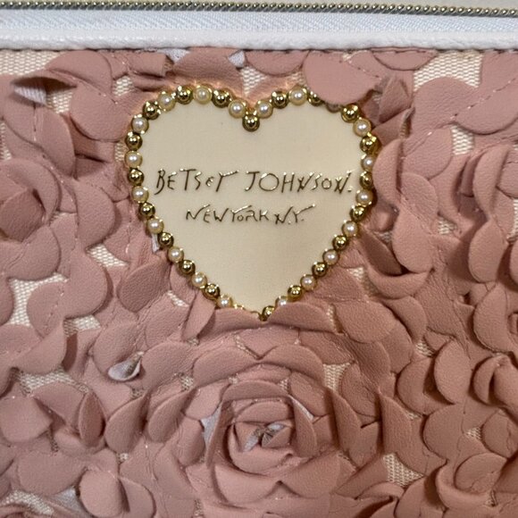 Betsey Johnson Rose Wristlet - Picture 3 of 9
